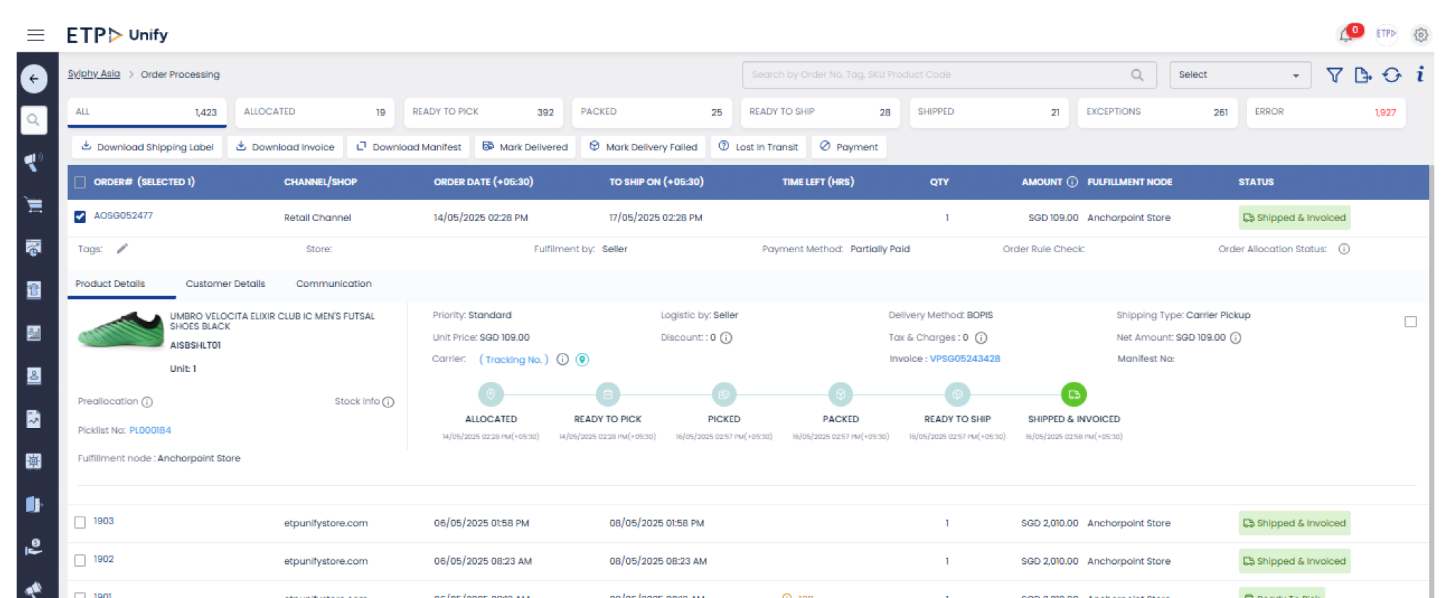 Smart Service Order Examples Retail Smart Order Management System | ETP Unified Commerce